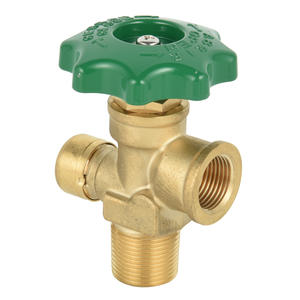 Yuanming YM01047 100lb laiton <span class=keywords><strong>Propane</strong></span> réservoir Service Valve <span class=keywords><strong>coupleur</strong></span> BBQ Surface lisse forgeage techniques basse pression 12mm 10mm tuyau - Product Image 1