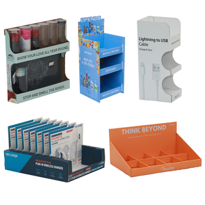 Hete Kartonnen Displaystandaard Gelaagde Aanrechtblad Gratis Nieuw Op Maat Gemaakt Ontwerp Van Hoge Kwaliteit Promotie Recyclebare Kartonnen Displaystandaard - Product Image 3