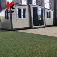 Maison de conteneur extensible de luxe de 40 pieds, villa préfabriquée modulaire, 3 chambres avec salle de bain, cuisine, normes australiennes, maison mobile