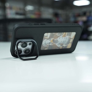 Custodia per <span class=keywords><strong>telefono</strong></span> JOYPORODO B234 opaca NFC E-ink fai da te per iPhone 11 12 13 14 15 16 Pro Max <span class=keywords><strong>con</strong></span> supporto per obiettivo - Product Image 4