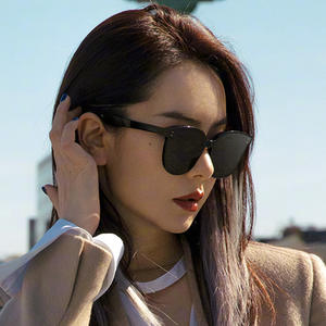 Gafas de Sol de Estilo Coreano para Mujer, Montura Negra de PC, Lentes TAC con Protección UV400, Gafas de Conducción Polarizadas, Clase 2 - Product Image 3