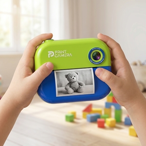 Appareil photo instantané pour enfants, impression thermique, sortie photo en <span class=keywords><strong>3</strong></span> secondes, double objectif avant et arrière, filtre amusant, jeu de puzzle, cadeau créatif, jouet - Product Image 2