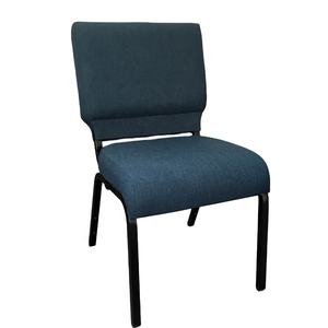 Silla de Auditorio Apilable de Lujo, Sillas de Iglesia con Marco de Metal, Sillas de Iglesia al por Mayor para Conferencias, Uso en Hoteles y Exteriores - Product Image 1