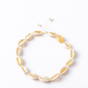 Natural <b>Seashell</b> <b>Necklace</b> Hand Woven With Waxed Thread Adjustable For Women Beach Style Jewelry - Product Image 5