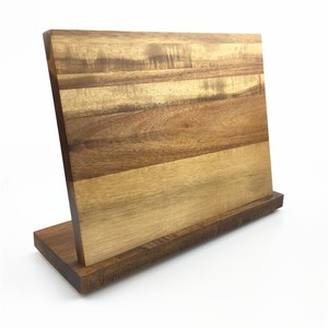 <b>Wooden</b> magnetic knife holder, solid wood magnetic knife <b>block</b>, kitchen tool storage rack, household multi-functional kitchen - Product Image 4