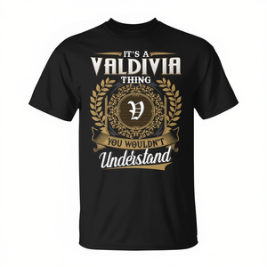 Valdivia Thing T-Shirt en coton noir pour homme, cadeau pour la fête des pères - Product Image 2