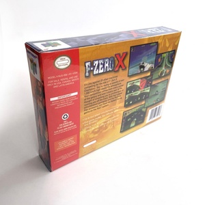 Boîte de remplacement pour cartouche de jeu F-Zero X Box en carton épais de qualité supérieure 64 bits avec plateau pour N64 - Product Image 2