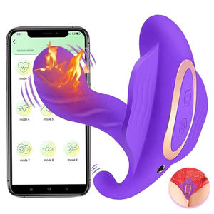 Vibrador de Silicona con Control Remoto por Aplicación, Estimulador de Clítoris y Punto G con Forma de Mariposa, Juguetes Sexuales para Mujeres - Product Image 2