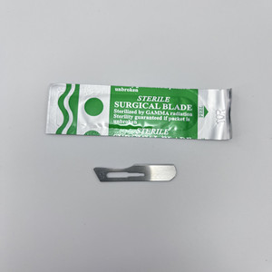 Zs nhà máy vô trùng dermaplaining công cụ 10R phẫu thuật Lưỡi thép carbon cao dermalade lưỡi 10R dermaplane dao cạo cho khuôn mặt - Product Image 6