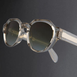 Стильные винтажные поляризованные солнцезащитные очки Sifier для лета с возможностью нанесения логотипа, защитой UV400, прозрачной оправой из ацетата и зелеными линзами для мужчин и женщин - Product Image 5