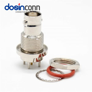 Conector BNC de Compresión para Montaje en PCB, Macho y Hembra, Recto, Impermeable, <span class=keywords><strong>Balun</strong></span> RF Coaxial, Accesorios para CCTV, Cable Jack - Product Image 5