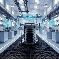 Raccord d'expansion en acier inoxydable SS316 certifié CE, conception personnalisée, DN300 PN25, à couplage rapide pour usine ciment