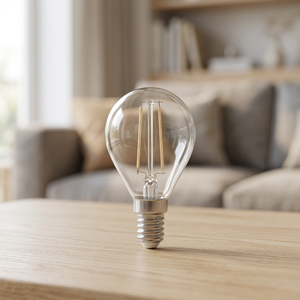 Lampadina a Filamento LED Sferica, Attacco E14. 4,5 Watt. Equivalente a 35 Watt. 470 Lumen. Bianco Neutro 4000K. - Product Image 2