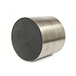 Convertisseur catalytique haute performance à 200 cellules, filtre métallique pour silencieux d'échappement automobile, substrat catalytique en nid d'abeille - Product Image 1