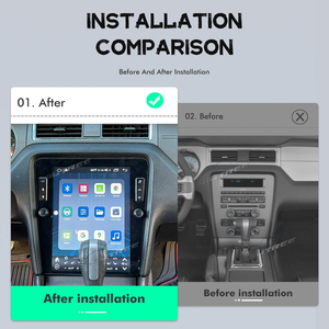 Autoradio stéréo multimédia GPS Navigation DSP Carplay Android 13 12,1 pouces pour Ford Mustang 2010-2014 - Product Image 3