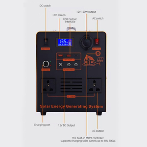 AiyaSolar Power Generation System for Household Use, 220V, Outdoor Mobile Supply, Small <b>Generator</b>, Portable Source AY600-20 Larg - Product Image 2