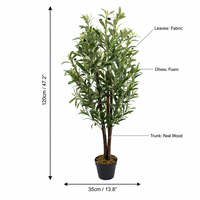 Arbre d'olivier artificiel OEM ODM, plante d'olivier artificielle pour la décoration de la maison, du balcon, de la terrasse méditerranéenne, vente en gros