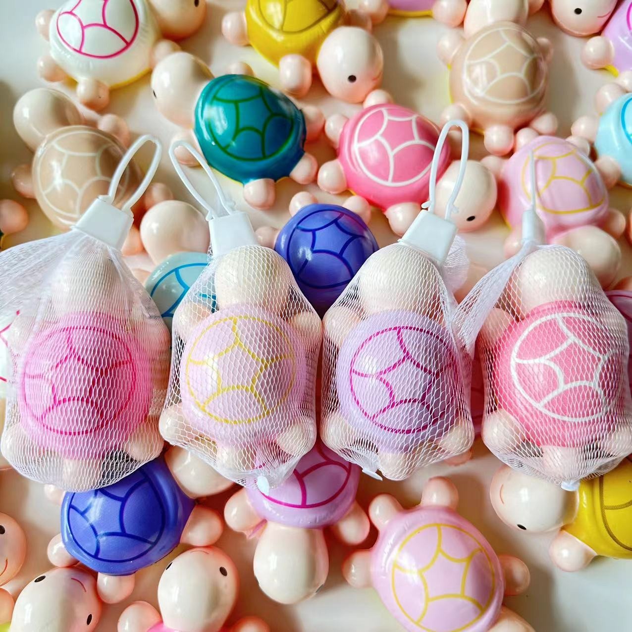 9CM Small Tortoise [Pink Mixed Hair]