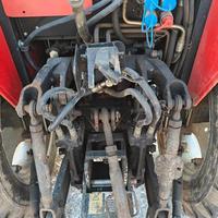 Tracteur agricole d'occasion Shuangjia 55 CV 4x4 avec moteur diesel Changchai 4 cylindres et boîte de vitesses, origine Shandong - Vidéo