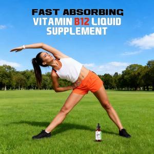 Oem פטל בטעם 5000 mcg <span class=keywords><strong>b</strong></span> <span class=keywords><strong>12</strong></span> טיפות נוזלי ויטמין b12 נוזלי אוראלי עבור מבוגרים פונקציה קוגנטיבית - Product Image 5