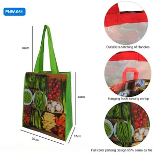 Cetak kustom Eco dapat digunakan kembali promosi belanja kain grosir tas jinjing kain bawaan tanpa anyaman belanja