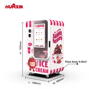 เครื่องทำไอศกรีมอัจฉริยะแบบบริการตนเอง พร้อมใบรับรอง CE รองรับ ADA ชำระเงินด้วยคิวอาร์โค้ดและบัตรเครดิต - Product Image 3