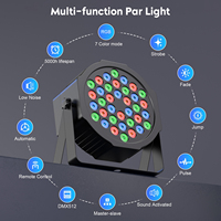 Projecteurs LED Par pour DJ, éclairage de scène RGB 36 LED, lampe Wash activée par le son, télécommande DMX, vert, CRI 95 élevé, pour mariage, fête, club