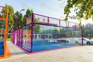 Exito Mejorset Mô Hình Di Động Toàn Cảnh Mái Chèo Sân Tennis 20*10M Ngoài Trời Thể Thao Di Động Padel Tòa Cài Đặt Đội Có Sẵn - Product Image 2