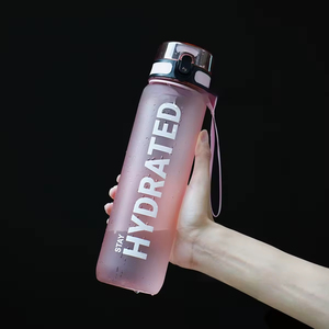 Bouteille d'eau de sport en plastique de haute qualité avec marqueur de temps pour les étudiants - Product Image 6