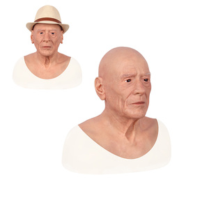 Máscaras <span class=keywords><strong>de</strong></span> Cosplay <span class=keywords><strong>de</strong></span> Silicona, Máscaras Faciales <span class=keywords><strong>de</strong></span> Hombre Mayor, Máscara Completa, Accesorios <span class=keywords><strong>de</strong></span> Disfraces, Máscara Humana para Halloween, Crossdressing - Product Image 1