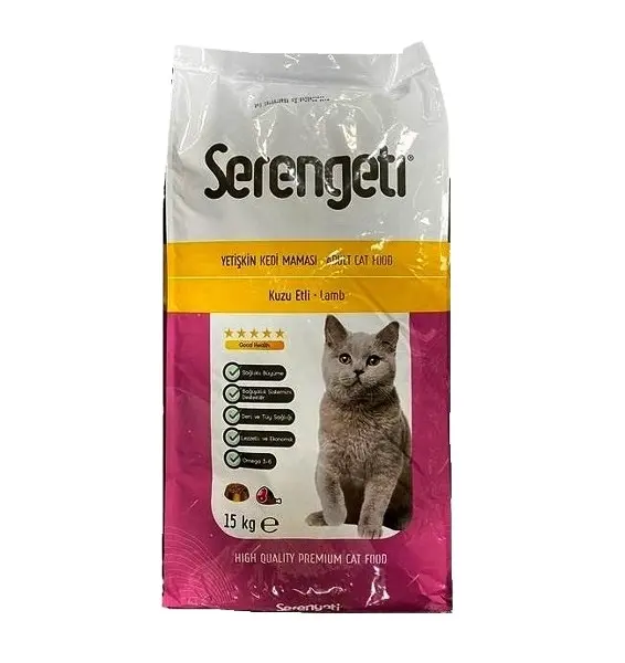 양고기를 가진 SERENGETI 고양이 공식 음식 15 KG