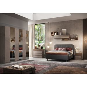 Camera da letto completa, modello AMALTI MERCURE e BRONZE - Product Image 1