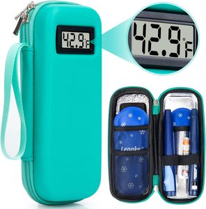 Bolsa refrigeradora DE TRANSPORTE DE EVA personalizada de <span class=keywords><strong>alta</strong></span> calidad, estuche de almacenamiento de pluma de <span class=keywords><strong>insulina</strong></span> de carcasa dura impermeable portátil para viajes - Product Image 1