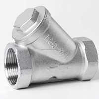 Vanne de filtre à eau et à huile en acier inoxydable SS 304 de type Y, 3/4 1/2 1 pouce