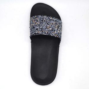 Espadrilles coulissantes pour femmes, Espadrilles à perles scintillantes vamp, vente en gros - Product Image 2