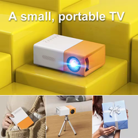 YG300 Smart Mini Home Cinéma Projecteur 480p LED Haute Luminosité Portable avec Objectif DLP LCD Stéréo 3D Prêt Manuel
