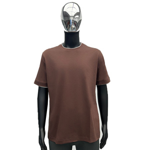 T-shirts pour hommes en coton 100% personnalisés, extra-larges, de haute qualité, traités à l'ammoniaque liquide, respirants, style décontracté - Product Image 1