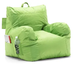 2021ยอดนิยม Super Soft Bean Bag เก้าอี้ครอบคลุมกับพ็อกเก็ต