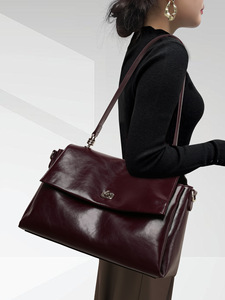 Nuevas Bolsas de Mensajero de Alta Calidad para Mujer, Bolsos de Mano de Cuero Genuino, Bolsos Cruzados, Bolsos de Hombro para Mujer, Bolsos Tote con Asa Superior - Product Image 3