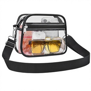 กระเป๋าโท้ทไนลอนใสแฟชั่นสำหรับกิจกรรมในสนามกีฬา แฟนกีฬา คอนเสิร์ต เทศกาล และวันแข่งขัน พร้อมสายสะพายปรับได้ - Product Image 1