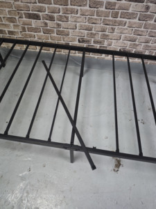 Moderno Design durevole Full-Size singolo e doppio metallo piattaforma telaio del letto per uso camera da letto Hotel - Product Image 5