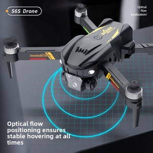 Drone S6 avec moteur brushless, ESC HD, quadricoptère pour photographie aérienne, pliable, avec flux optique, télécommande, pour enfants - Product Image 3