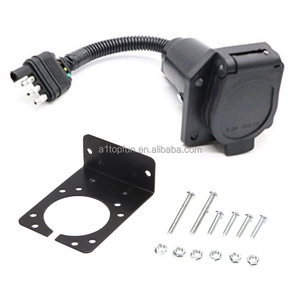 Meilleure vente Usa vers Eur convertisseur de lumière de <span class=keywords><strong>remorque</strong></span> <span class=keywords><strong>7</strong></span> voies Usa prise de lame à 7pin Eur grande prise ronde <span class=keywords><strong>adaptateur</strong></span> de <span class=keywords><strong>remorque</strong></span> - Product Image 6