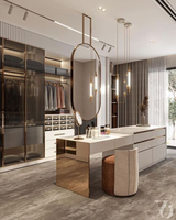 Armoire en bois avec porte en verre, étagères, systèmes de placards muraux pour chambre à coucher, armoires coulissantes, dressing sur mesure, organisateur d'armoire en bois