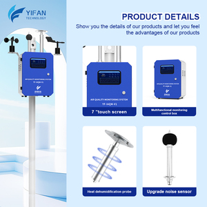 वायु गुणवत्ता डिटेक्टर pm2.5pm10 हवा की गति ओजोन दिशा वायुमंडलीय पर्यावरण निगरानी सो2 को सह नॉक्स नो ओ 3 टीसीज़र विश्लेषक - Product Image 2