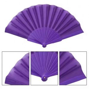 Abanicos Promocionales con Logotipo Personalizado, Abanicos de Mano de Plástico para Regalos de Boda - Product Image 4