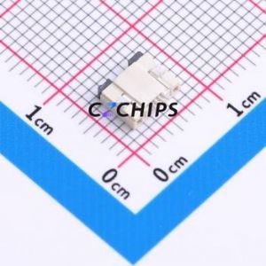 XW0520012-040R-001 FFC/FPC Connector SMD,P=0.5mm,Horizontal Mount Connector Flip Cover Type Bottom Contact 4P 0.5mm - Product Image 2