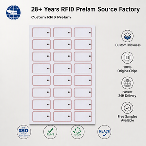 Prix usine HF 13,56 MHz MIFARE(R) Classic 1K EV1 RFID Prélaminaire A4 2x5 en PVC pour la fabrication de cartes intelligentes - Product Image 1