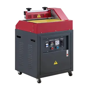 Hot Melt Rolling Glue Machine 30mm 400mm Gluing Roller Coating Machine For Gift Box