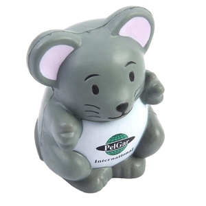 Customizable <b>Mouse</b> Stress Ball Toy Anti-Stress Animal Ball Shape in Foam PU for Relieving Stress - Product Image 1